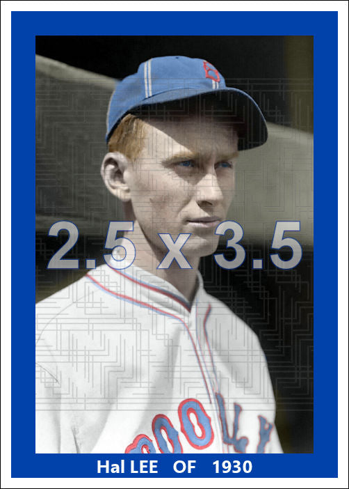 Hal Lee - 1930 Brooklyn Robins - choose a size & style