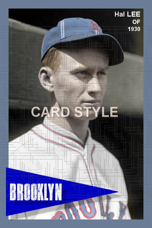 Hal Lee - 1930 Brooklyn Robins - choose a size & style
