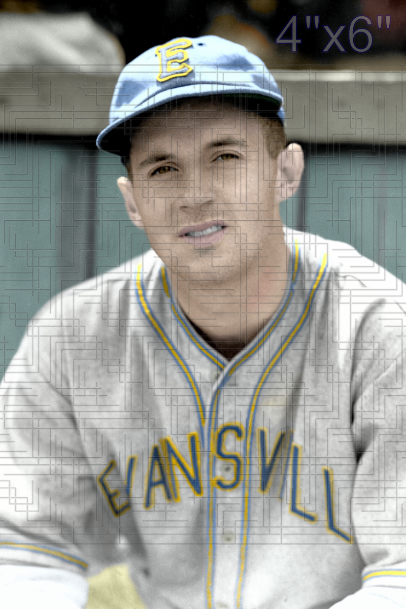 Hal Manders - 1938 Evansville Bees - choose a size & style