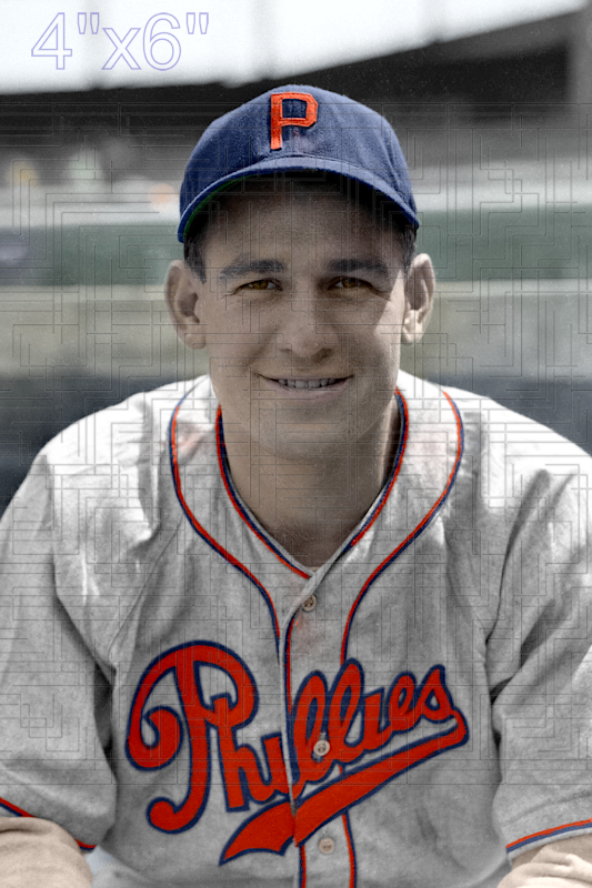 Hal Marnie - 1941 Philadelphia Phillies - choose a size & style