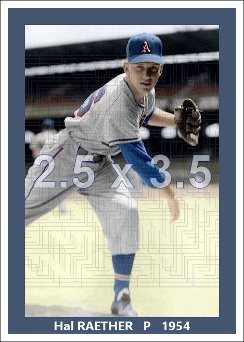 Hal Raether - 1954 Philadelphia Athletics - choose a size & style