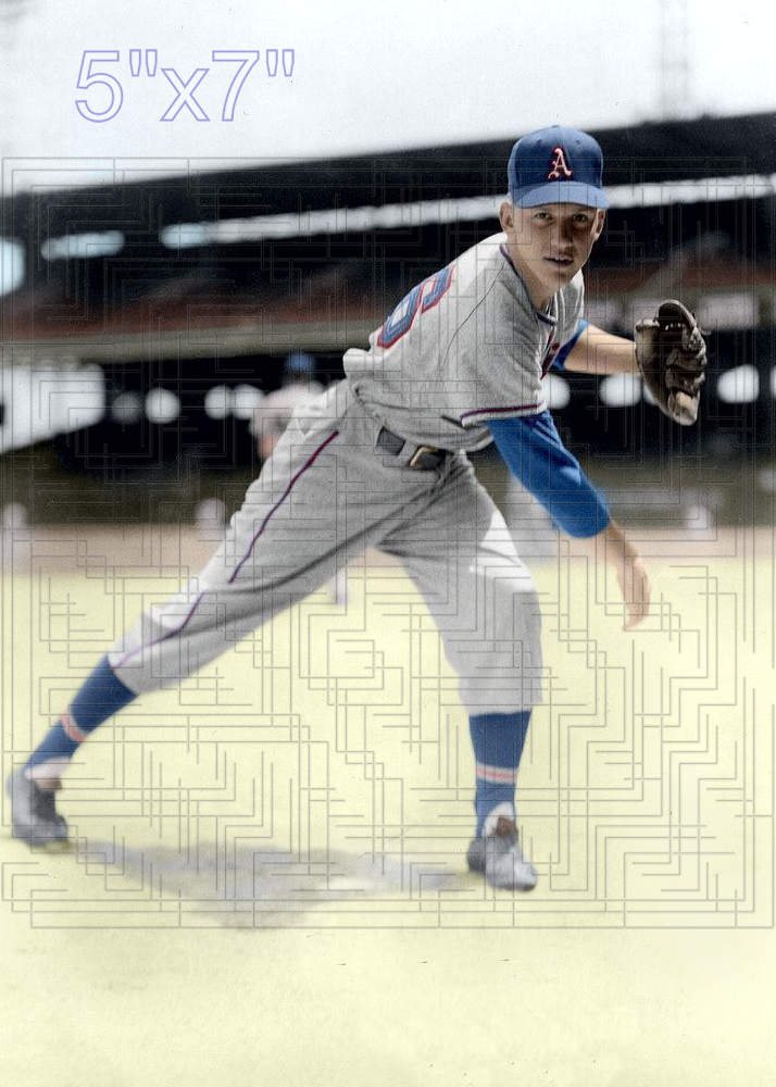 Hal Raether - 1954 Philadelphia Athletics - choose a size & style