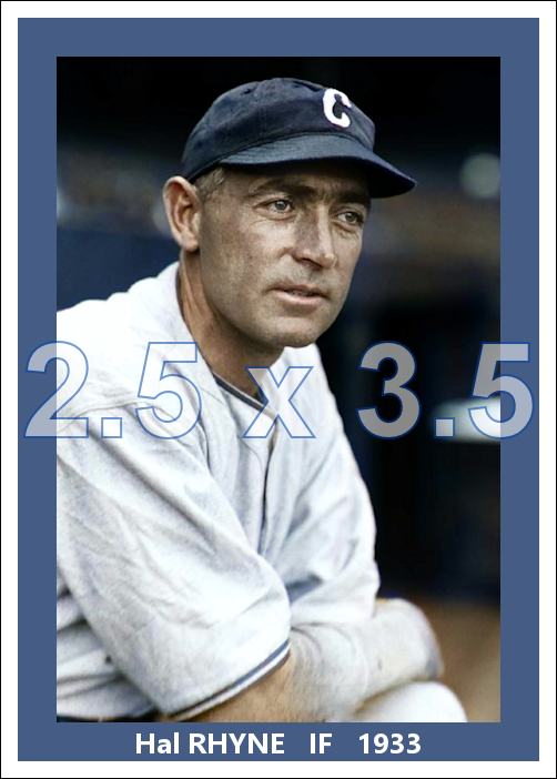 Hal Rhyne - 1933 Chicago White Sox - choose a size & style