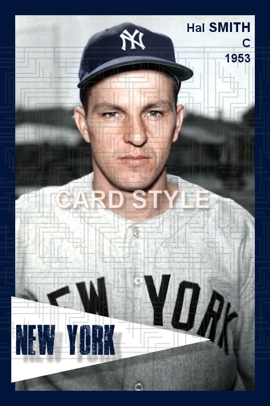 Hal Smith - 1953 New York Yankees - choose a size & style