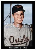 Hal Smith - 1955 Baltimore Orioles - choose a size & style