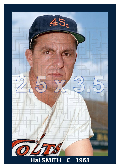 Hal Smith - 1963 Houston Colt .45s - choose a size & style