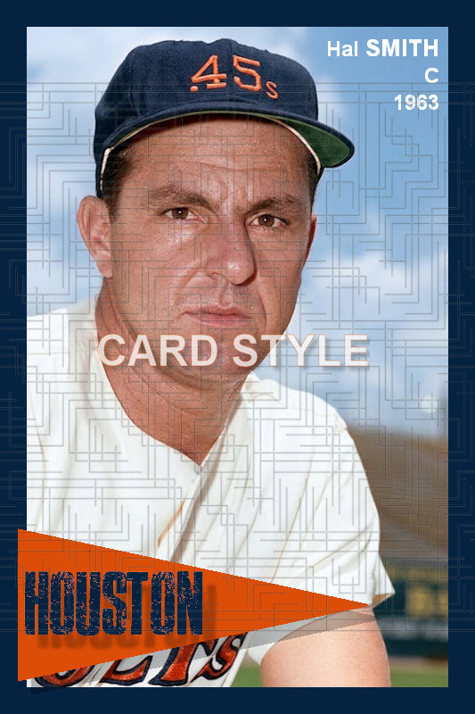 Hal Smith - 1963 Houston Colt .45s - choose a size & style