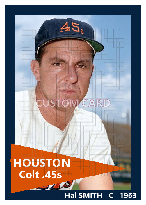 Hal Smith - 1963 Houston Colt .45s - choose a size & style