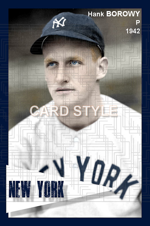 Hank Borowy - 1942 New York Yankees - choose a size & style