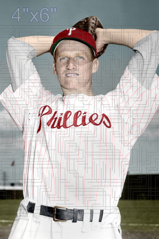 Hank Borowy - 1950 Philadelphia Phillies - choose a size & style
