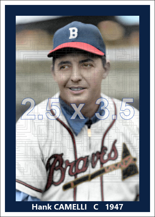 Hank Camelli - 1947 Boston Braves - choose a size & style