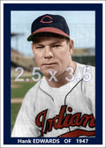 Hank Edwards - 1947 Cleveland Indians - choose a size & style