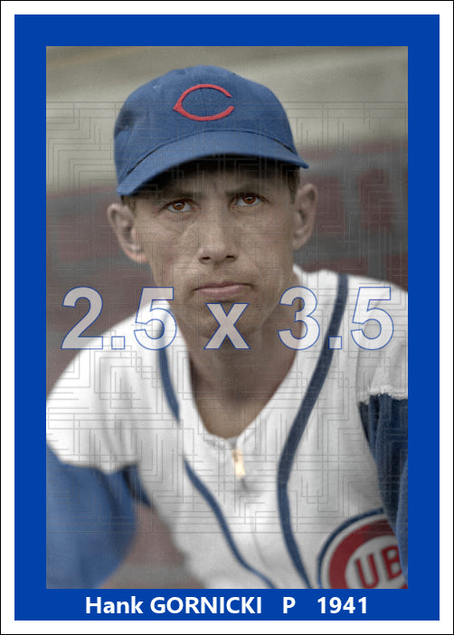 Hank Gornicki - 1941 Chicago Cubs - choose a size & style