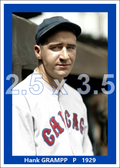 Hank Grampp - 1929 Chicago Cubs - choose a size & style