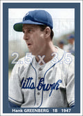Hank Greenberg - 1947 Pittsburgh Pirates - choose a size & style