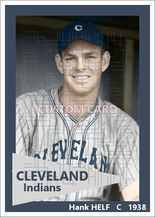 Hank Helf - 1938 Cleveland Indians - choose a size & style