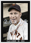 Hank Leiber - 1934 New York Giants - choose a size & style