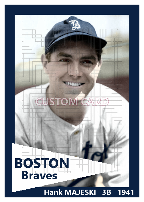 Hank Majeski - 1941 Boston Braves - choose a size & style