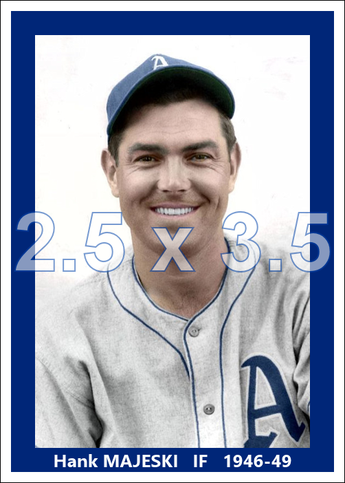 Hank Majeski - 1946-49 Philadelphia Athletics - choose a size & style