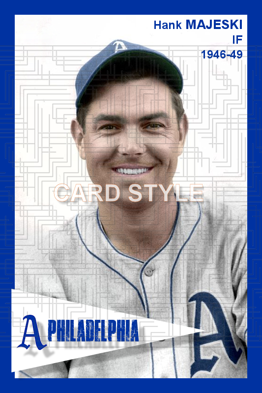 Hank Majeski - 1946-49 Philadelphia Athletics - choose a size & style