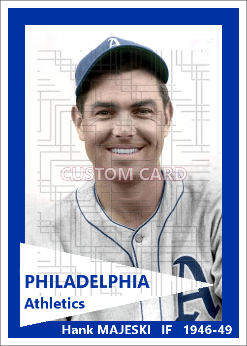 Hank Majeski - 1946-49 Philadelphia Athletics - choose a size & style