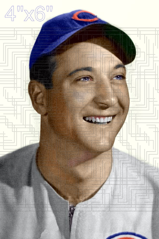 Hank Miklos - 1944 Chicago Cubs - choose a size & style