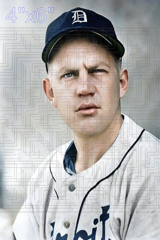 Hank Riebe - 1949 Detroit Tigers - choose a size & style