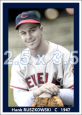 Hank Ruszkowski - 1947 Cleveland Indians - choose a size & style