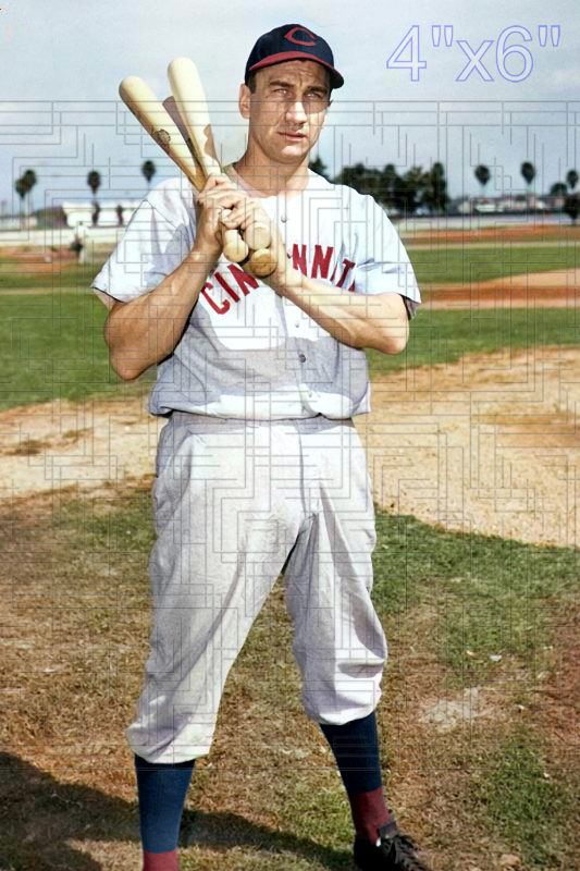 Hank Sauer - 1941 Cincinnati Reds - choose a size & style
