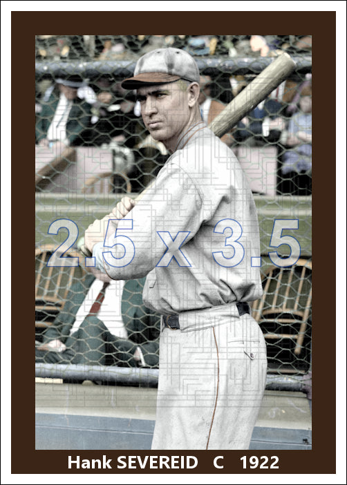 Hank Severeid - 1922 St. Louis Browns - choose a size & style