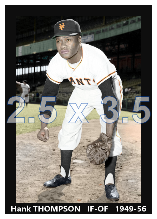 Hank Thompson - 1949-56 New York Giants - choose a size & style
