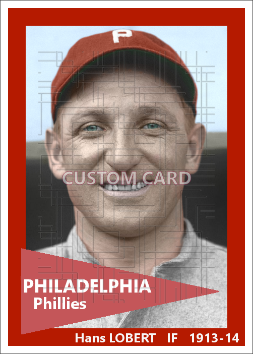 Hans Lobert - 1913-14 Philadelphia Phillies - choose a size & style