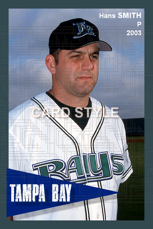 Hans Smith - 2003 Tampa Bay Devil Rays - choose a size & style