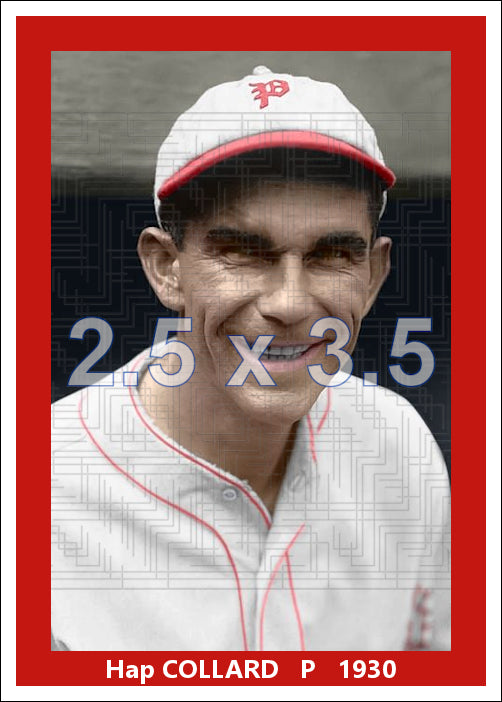Hap Collard - 1930 Philadelphia Phillies - choose a size & style