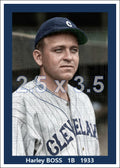 Harley Boss - 1933 Cleveland Indians - choose a size & style