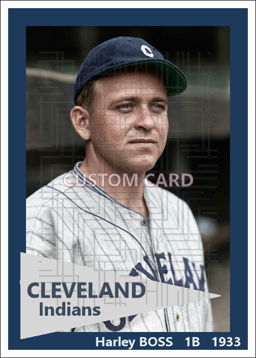 Harley Boss - 1933 Cleveland Indians - choose a size & style