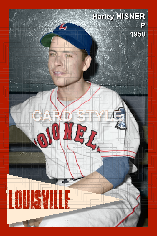 Harley Hisner - 1950 Louisville Colonels - choose a size & style