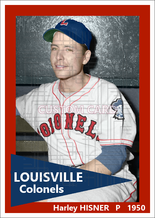 Harley Hisner - 1950 Louisville Colonels - choose a size & style