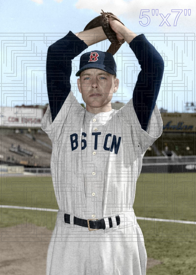 Harley Hisner - 1951 Boston Red Sox - choose a size & style