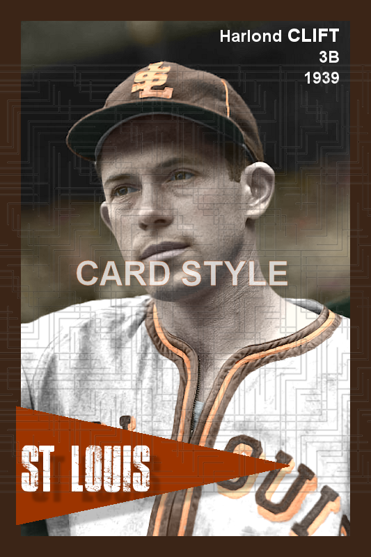 Harlond Clift - 1939 St. Louis Browns - choose a size & style