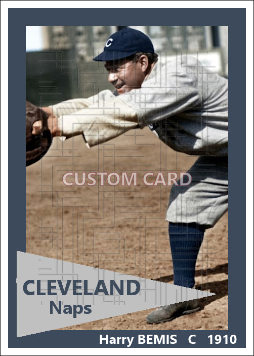 Harry Bemis - 1910 Cleveland Naps - choose a size & style