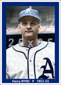 Harry Byrd - 1952-53 Philadelphia Athletics - choose a size & style