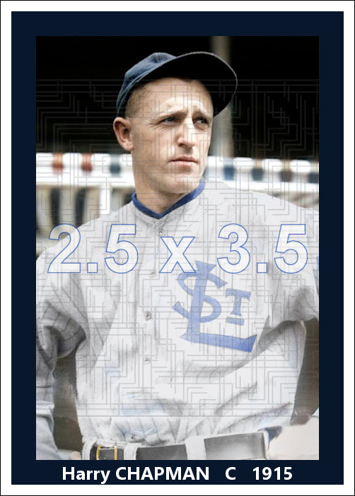 Harry Chapman - 1915 St. Louis Terriers - choose a size & style