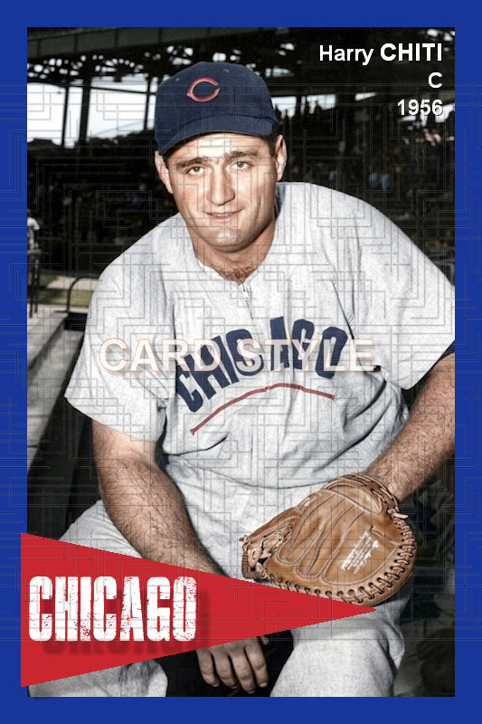 Harry Chiti - 1956 Chicago Cubs - choose a size & style