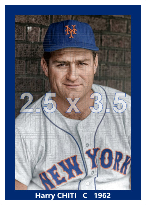 Harry Chiti - 1962 New York Mets - choose a size & style