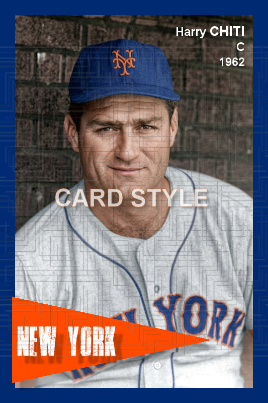 Harry Chiti - 1962 New York Mets - choose a size & style