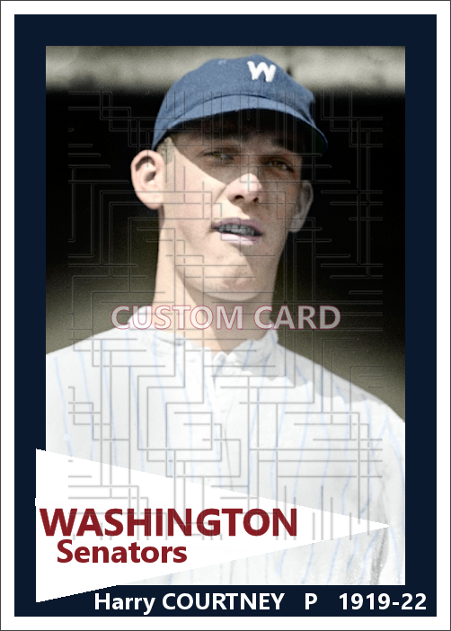 Harry Courtney - 1919-22 Washington Senators - choose a size & style