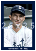 Harry Davis - 1932 Detroit Tigers - choose a size & style