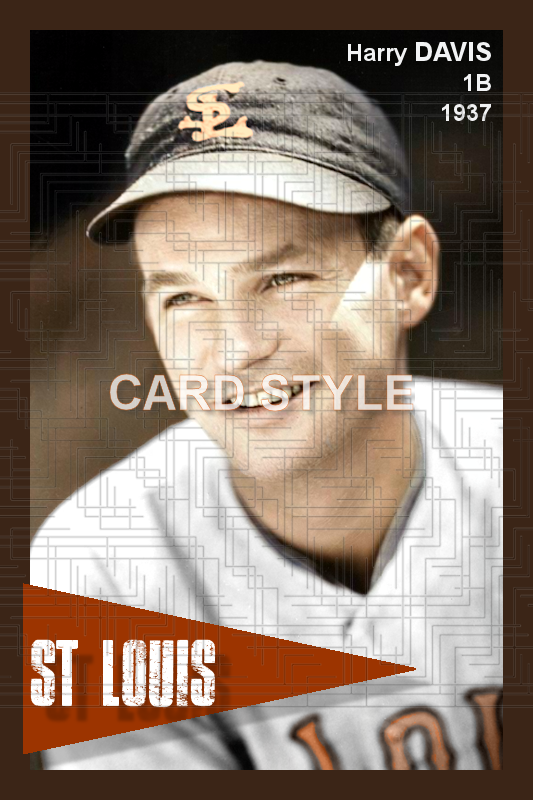 Harry Davis - 1937 St. Louis Browns - choose a size & style