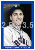Harry Eisenstat - 1935-36 Brooklyn Dodgers - choose a size & style